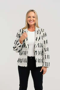 Blazers: Jordan Blazer - Black White Mix