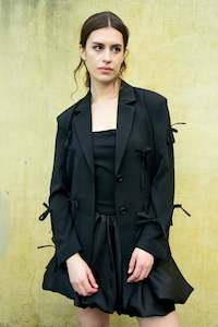 Blazers: Say It Isn't Bow Blazer - Black