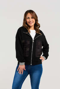 Coats: Morgan Hoodie - Black