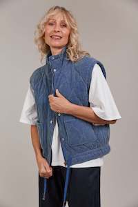Coats: Pepi Vest - Denim