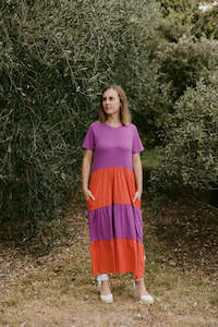 Dress: Kendall Dress - Orchid & Berry
