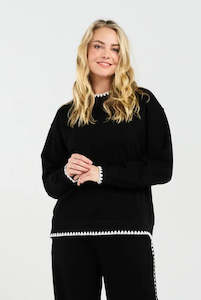 Blackstone: Jamie Lounge Sweatshirt - Black