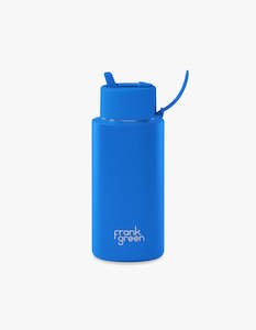 Ceramic Reusable Bottle -Blue Lagoon 34oz 1tre