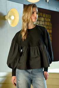 A Good Ribbing Jumper - Black