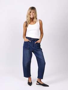 Monaco Jeans: Leo Barrel Jeans Ink