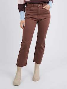 Pant Sale: Willow Coloured Jean - Chocolate