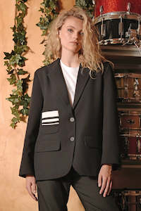 Blazers: Cooper Club Blazer - Black