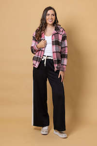 Sullivan Track Pant - Embossed Black