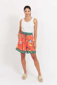 Cabana Short - Brasil Coral