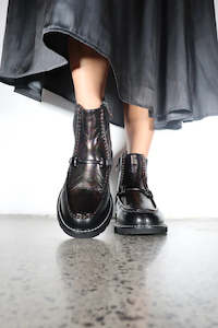 Shoe Sale: Rylan - Black Metallic Weave Combo