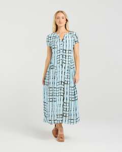 Et Alia: Chrissy Dress - Skyline Plaid