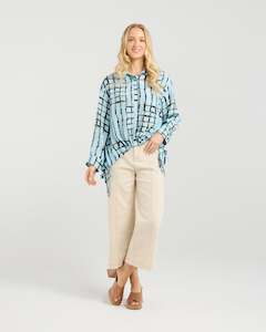 Jodi Shirt - Skyline Plaid