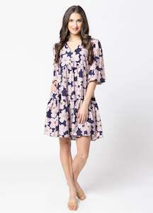 Aspiring Mini Dress - Pansy
