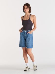 Shorts: Mid Baggy Short - Serotonin Blue