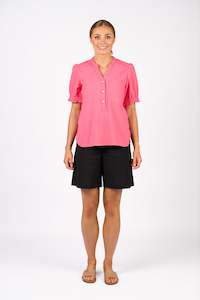 Knewe: Naomi Top - Raspberry