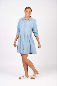 Piper Dress - Light Wash