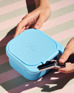 21oz Snack Container Sky Blue