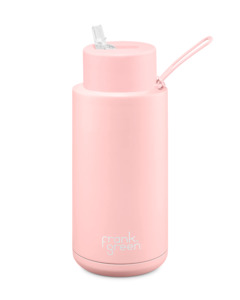Frank Green: Ceramic Reusable Bottle - Blushed 34oz 1Lt