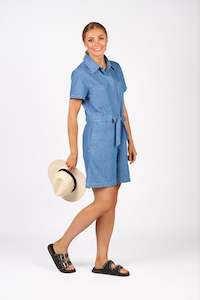 Bank Jumpsuit - Ocean