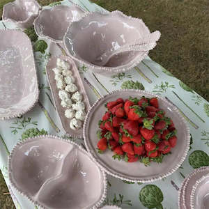 Under 50 Gifts: Melamine Pearl Cake Stand French Pink