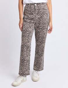 Leopard Denim Jean - Leopard