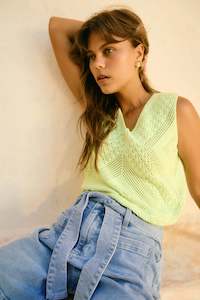 Knitwear: Sylvie Top - Pomelo