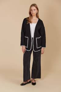 Athena Cardigan - Onyx