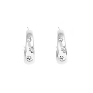 A C Oslo: Astro Silver Earrings 1018-1219