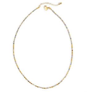 2048-0003 Wild Nature Necklace Light Blue - Gold