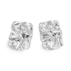 A C Oslo: 1046-0240 Square Melted Silver