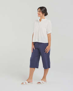 Clementine Broderie Blouse - White