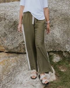 Indiana Wide Leg pant - Bonsai