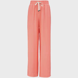 Indiana Wide Leg Pant - Sunset Coral