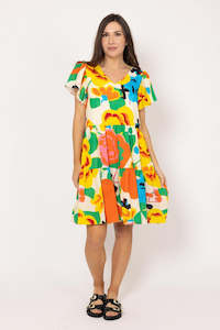 Charlo: Fran Dress - Bright Floral