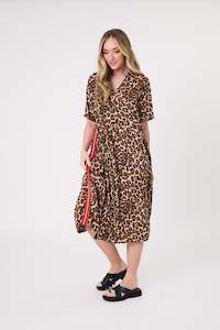 Leona Dress - Leopard Print