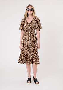 Vittoria Dress - Leopard Print