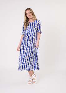 Lemon Tree: Madonna Dress - Cobalt