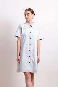 Go West Dress - Blue Stone
