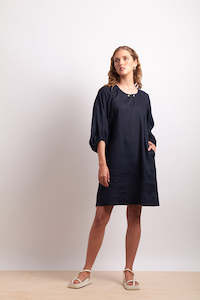 Neris: Baubles Dress - Indigo