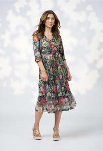 Loobies Story: Looking Glass Tulle Dress - Ivy Multi
