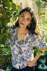 Loobies Story: Indie Blouse - Bone Multi