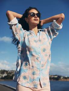 Madly Sweetly 1: Poetic Shirt - Eggshell Multi