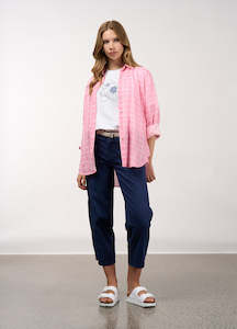 Madly Sweetly 1: Wavelength Shirt- candy white