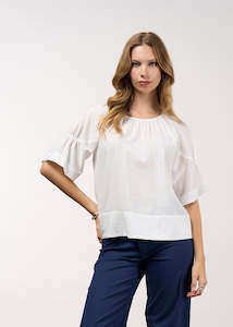 Madly Sweetly 1: Sonnet Top - White