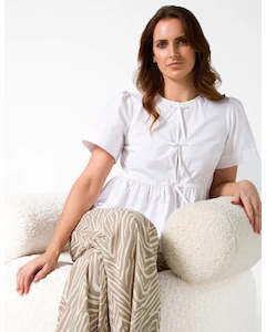 Shirts Blouses: Eva Blouse / White