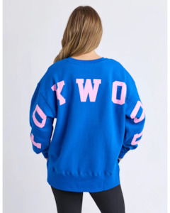 Crews Sweatshirts: Interval Crew - Cobalt Blue.