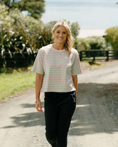 Becky Tee / Candy Apple Stripe