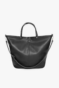 Bags Wallets: Hartley Reversible Tote - Black /Silver