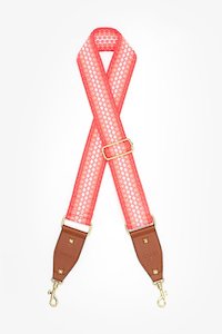 Bag Straps: Bag Strap - Textured Flamingo
