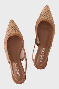Footwear: Alcazar Sandal - Caramel